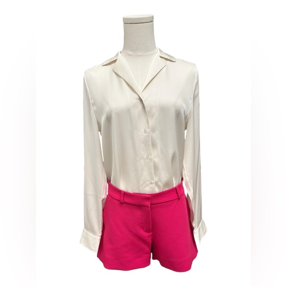 THE KOOPLES Shorts Slit Zoom Bright Pink Size 36 EU Size 26 US Women $185 NWT - Picture 3 of 15